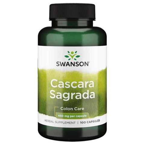 Swanson Cascara Sagrada, 450mg - 100 caps