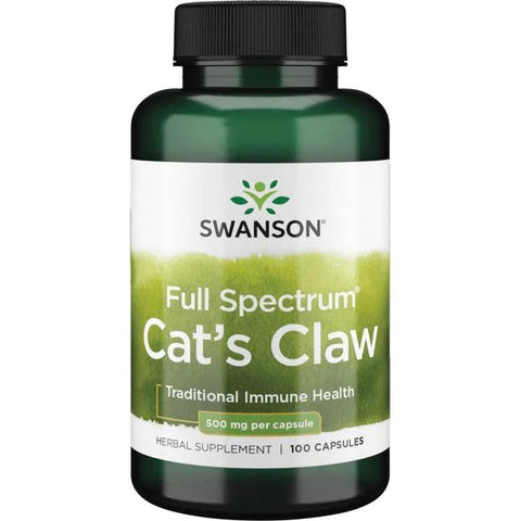 Swanson Cat's Claw, 500mg - 100 caps