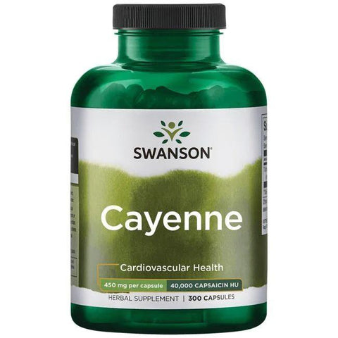 Swanson Cayenne, 450mg - 300 caps