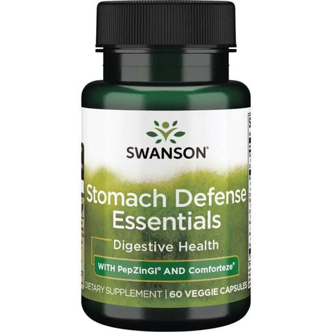 Swanson Stomach Defense Essentials with PepZinGI and Comforteze - 60 vcaps