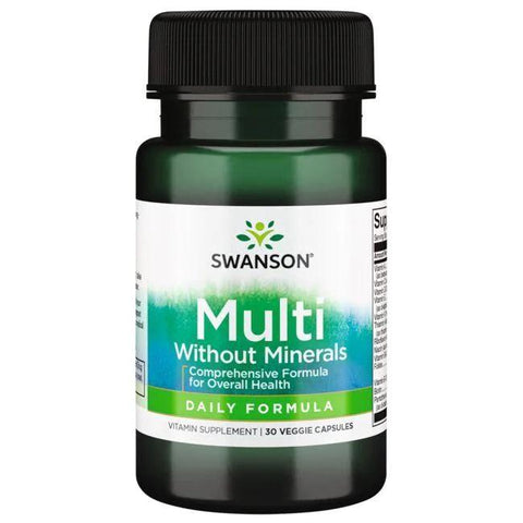 Swanson Daily Multi-Vitamin without Minerals - 30 vcaps