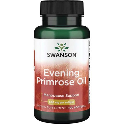 Swanson Evening Primrose Oil, 500mg - 100 softgels