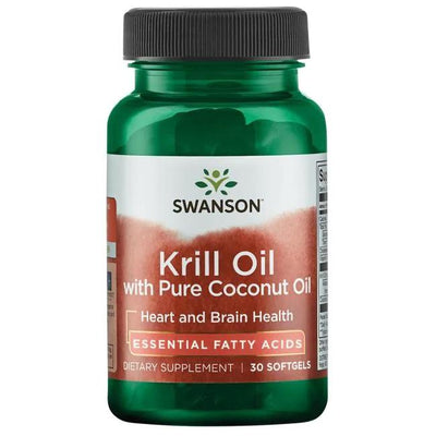 Swanson Krill Oil with Pure Coconut Oil - 30 softgels