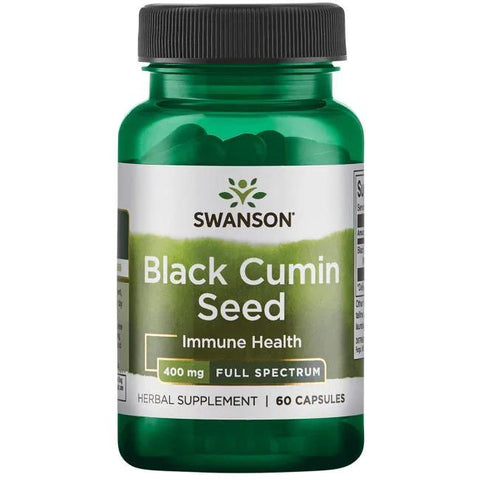 Swanson Black Cumin Seed, 400mg - 60 caps