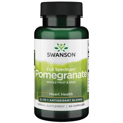 Swanson Full Spectrum Pomegranate, Whole Fruit & Seed - 60 caps