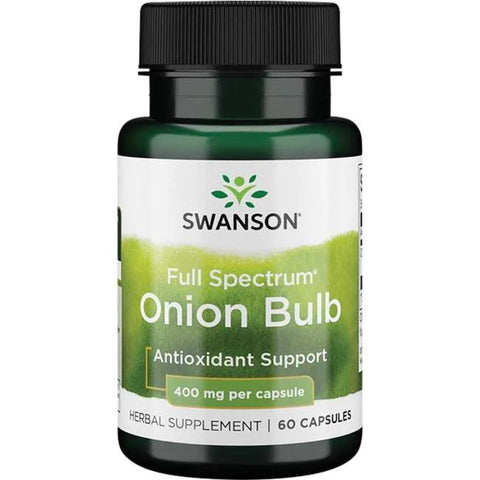 Swanson Full Spectrum Onion Bulb, 400mg - 60 caps