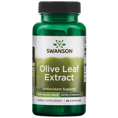 Swanson Olive Leaf Extract, 750mg Super Strength - 60 caps