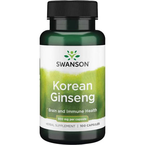 Swanson Korean Ginseng, 500mg - 100 caps