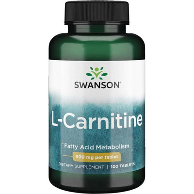 Swanson L-Carnitine, 500mg - 100 tabs