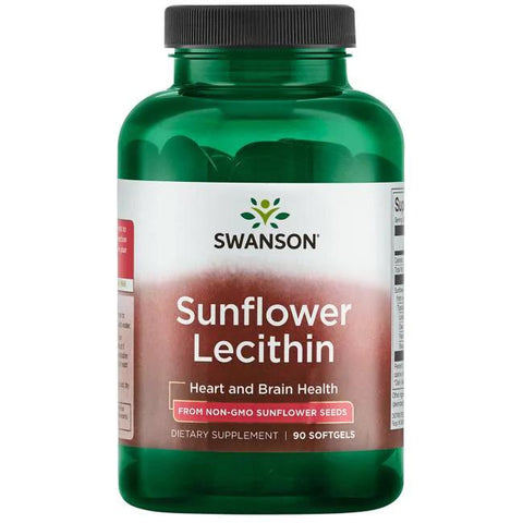 Swanson Lecithin Non-GMO, 1200mg - 90 softgels