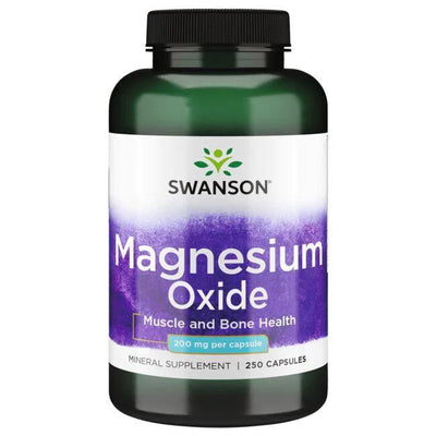 Swanson Magnesium, 200mg - 250 caps