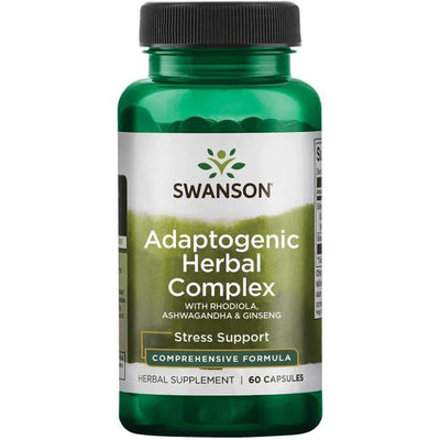 Swanson Rhodiola Ashwagandha Ginseng Complex - 60 caps