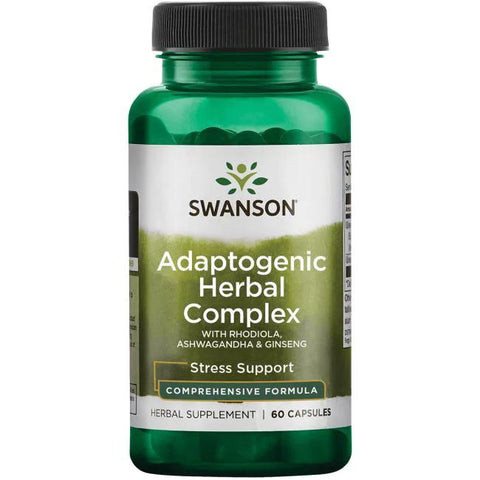 Swanson Rhodiola Ashwagandha Ginseng Complex - 60 caps