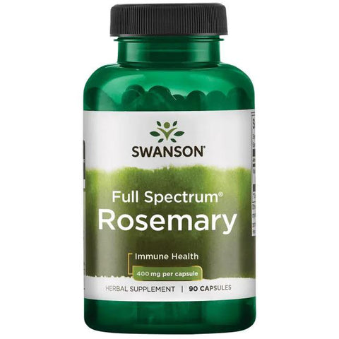 Swanson Rosemary, 400mg - 90 caps