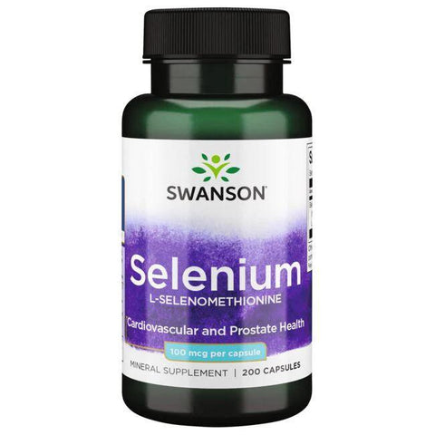 Swanson Selenium (L-Selenomethionine), 100mcg - 200 caps