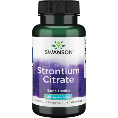 Swanson Strontium Citrate, 340mg - 60 caps