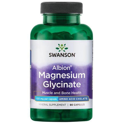 Swanson Chelated Magnesium, 133mg - 90 caps