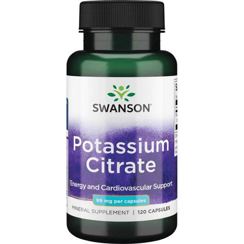 Swanson Potassium Citrate, 99mg - 120 caps