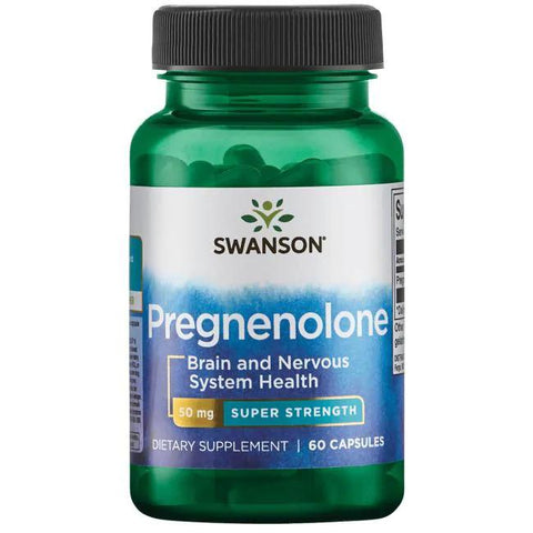 Swanson Pregnenolone, 50mg Super-Strength - 60 caps