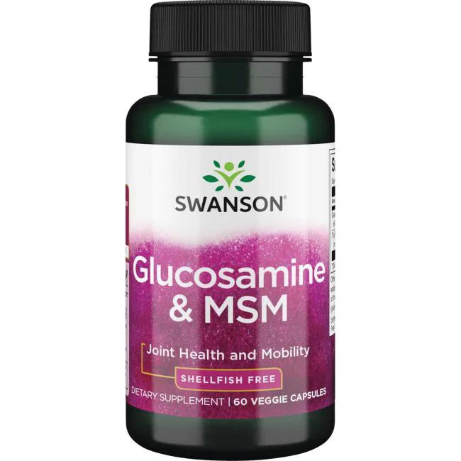 Swanson Glucosamine & MSM, Vegetarian - 60 vcaps