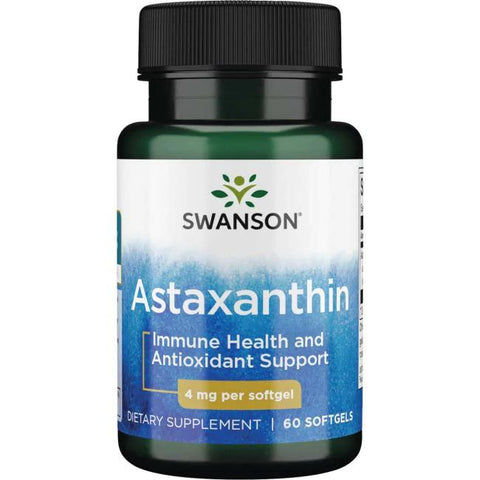 Swanson Astaxanthin, 4mg - 60 softgels