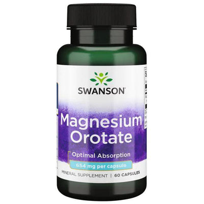 Swanson Magnesium Orotate, 40mg - 60 caps