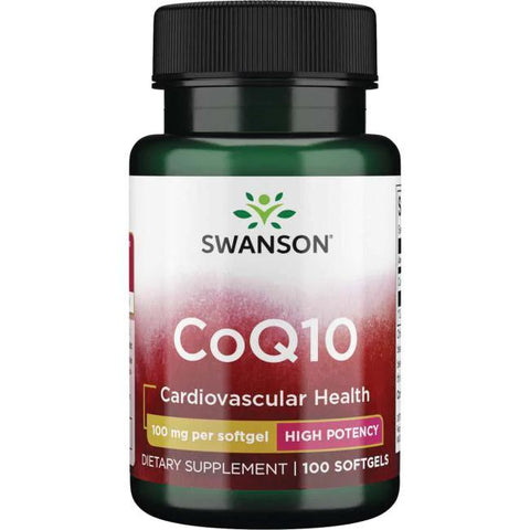 Swanson CoQ10, 100mg - 100 softgels