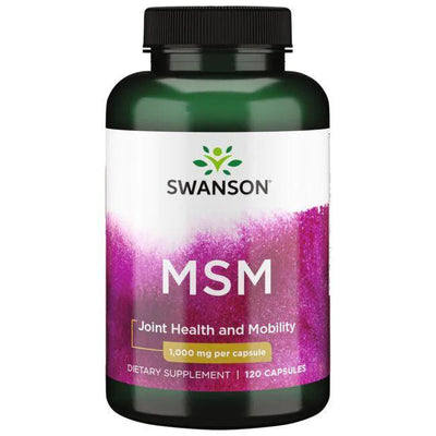 Swanson MSM Methylsulfonylmethane, 1000mg - 120 caps