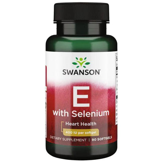 Swanson Vitamin E & Selenium - 90 softgels