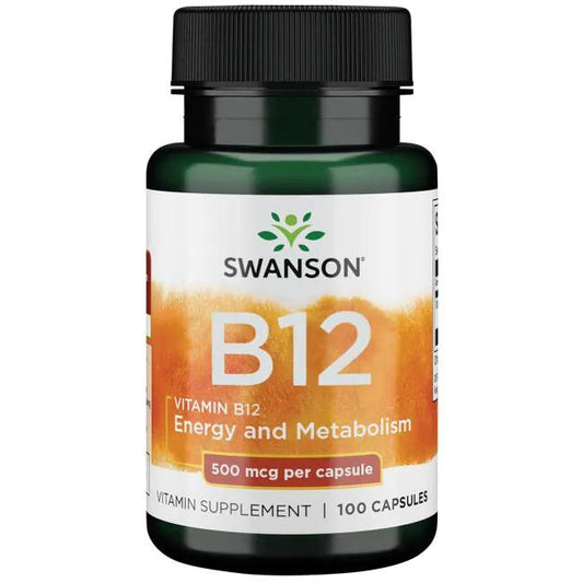 Swanson Vitamin B-12, 500mcg - 100 caps