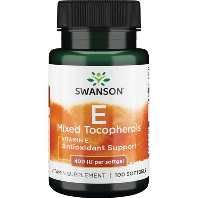 Swanson Vitamin E Mixed Tocopherols, 400 IU - 100 softgels