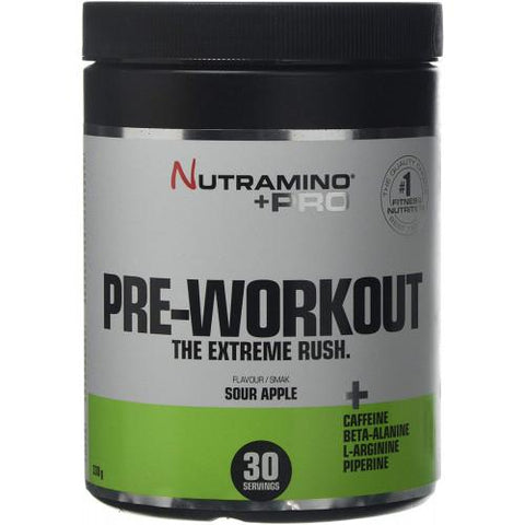 Nutramino Pre-Workout, Sour Apple - 330g