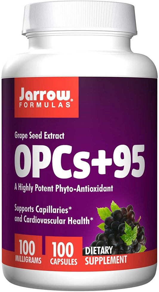 Jarrow Formulas OPCs + 95 Grape Seed Extract, 100mg - 100 caps