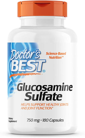 Doctor's Best Glucosamine Sulfate, 750mg - 180 caps