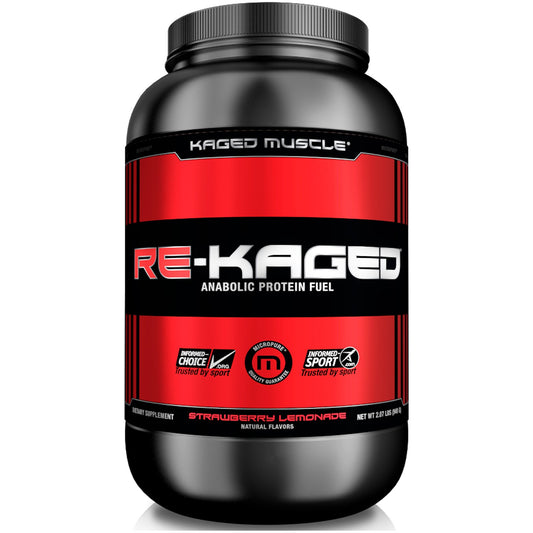 Kaged Muscle Re-Kaged, Strawberry Lemonade - 940g