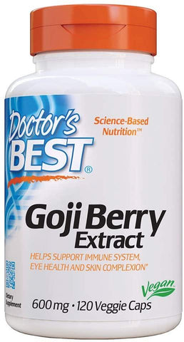 Doctor's Best Goji Berry Extract, 600mg - 120 vcaps