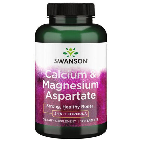 Swanson Calcium & Magnesium Aspartate - 120 tabs