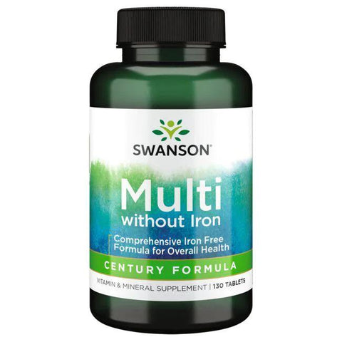 Swanson Century Formula Multivitamin without Iron - 130 tabs