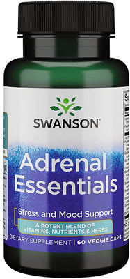 Swanson Adrenal Essentials - 60 vcaps
