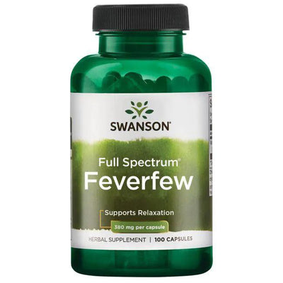 Swanson Feverfew, 380mg - 100 caps