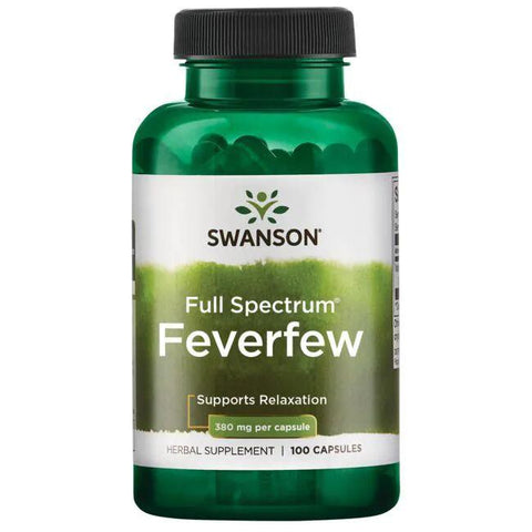 Swanson Feverfew, 380mg - 100 caps