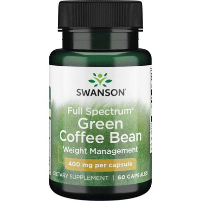 Swanson Full Spectrum Green Coffee Bean, 400mg - 60 caps