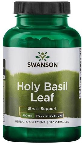 Swanson Holy Basil Leaf, 800mg - 120 caps