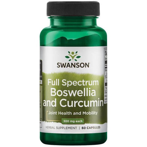 Swanson Full Spectrum Boswellia and Curcumin - 60 caps