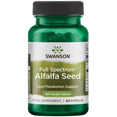 Swanson Full Spectrum Alfalfa Seed, 400mg - 60 caps