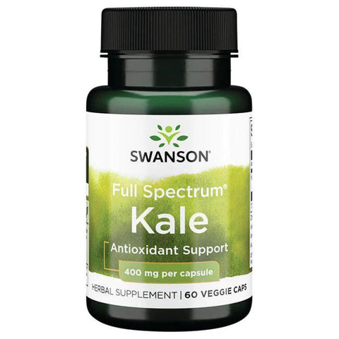 Swanson Full Spectrum Kale, 400mg - 60 vcaps