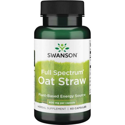 Swanson Full Spectrum Oat Straw, 400mg - 60 caps