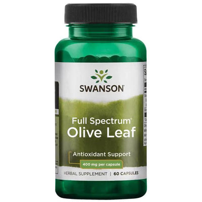 Swanson Full Spectrum Olive Leaf, 400mg - 60 caps