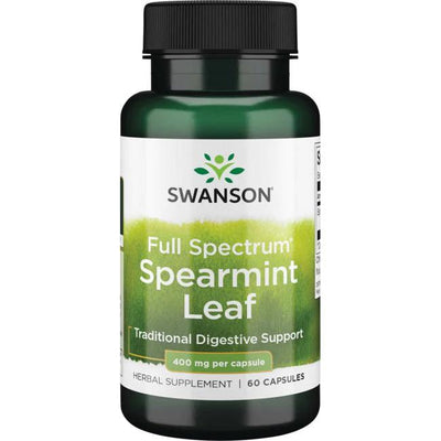 Swanson Full Spectrum Spearmint Leaf, 400mg - 60 caps