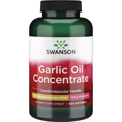 Swanson Garlic Oil, 1500mg - 500 softgels